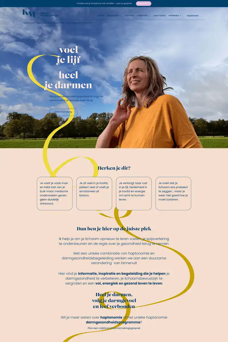 Webdesign Portfolio Karin Marquering