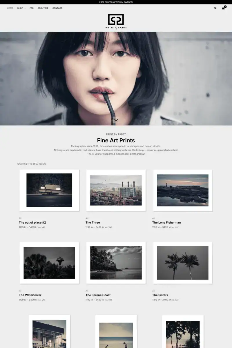 Webdesign Portfolio Print by Pabst Webshop