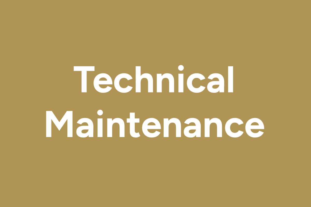 technical maintenance