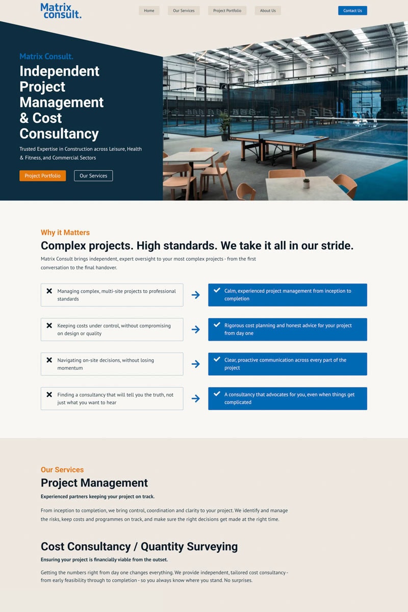 web design portfolio matrix consult nw Web Design Portfolio Matrix Consult