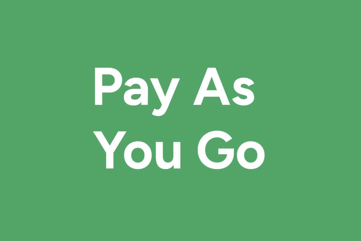 ywme pay as you go